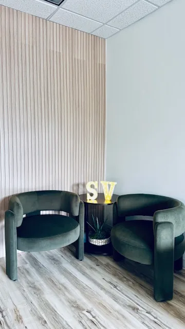 SV branded seating corner in the waiting room